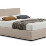 سرير عبيرا مخمل بيج