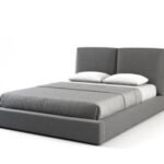سرير جودا كتان رمادي