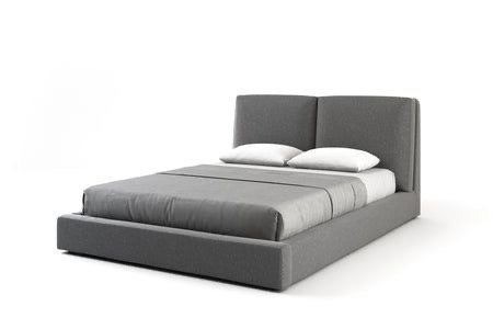 IMG_3702 سرير جودا كتان رمادي - الصورة 1