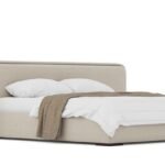 سرير أيما كتان بيج