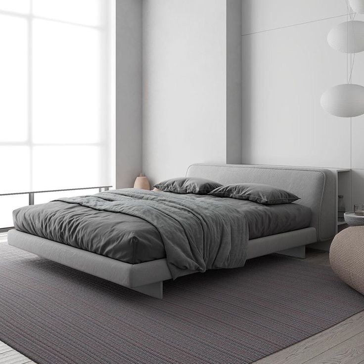 IMG_3787 سرير جود مخمل رمادي - الصورة 1