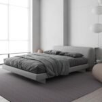 سرير جود مخمل رمادي - الصورة 3