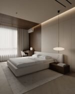 سرير هلتن مخمل بيج