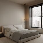 سرير درس كتان بيج