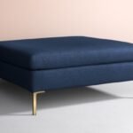 Liverpool Linen Navy Puff