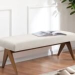 Bristol Velvet Beige Pouf