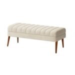 Beige Velvet Bouf