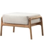 Nottingham Beige Linen Puff - Image 5