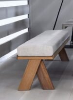 Beige Linen Ion Puff