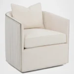 كرسي كاليه كتان بيج