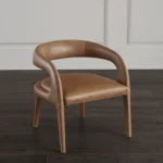 Cambar Brown Leather Chair