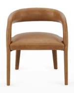 Cambar Brown Leather Chair - Image 3