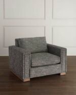 Provence Chair, Gray Linen