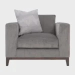 كرسي ليموج كتان رمادي