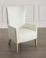 Marseille Chair, Beige Velvet - Image 2