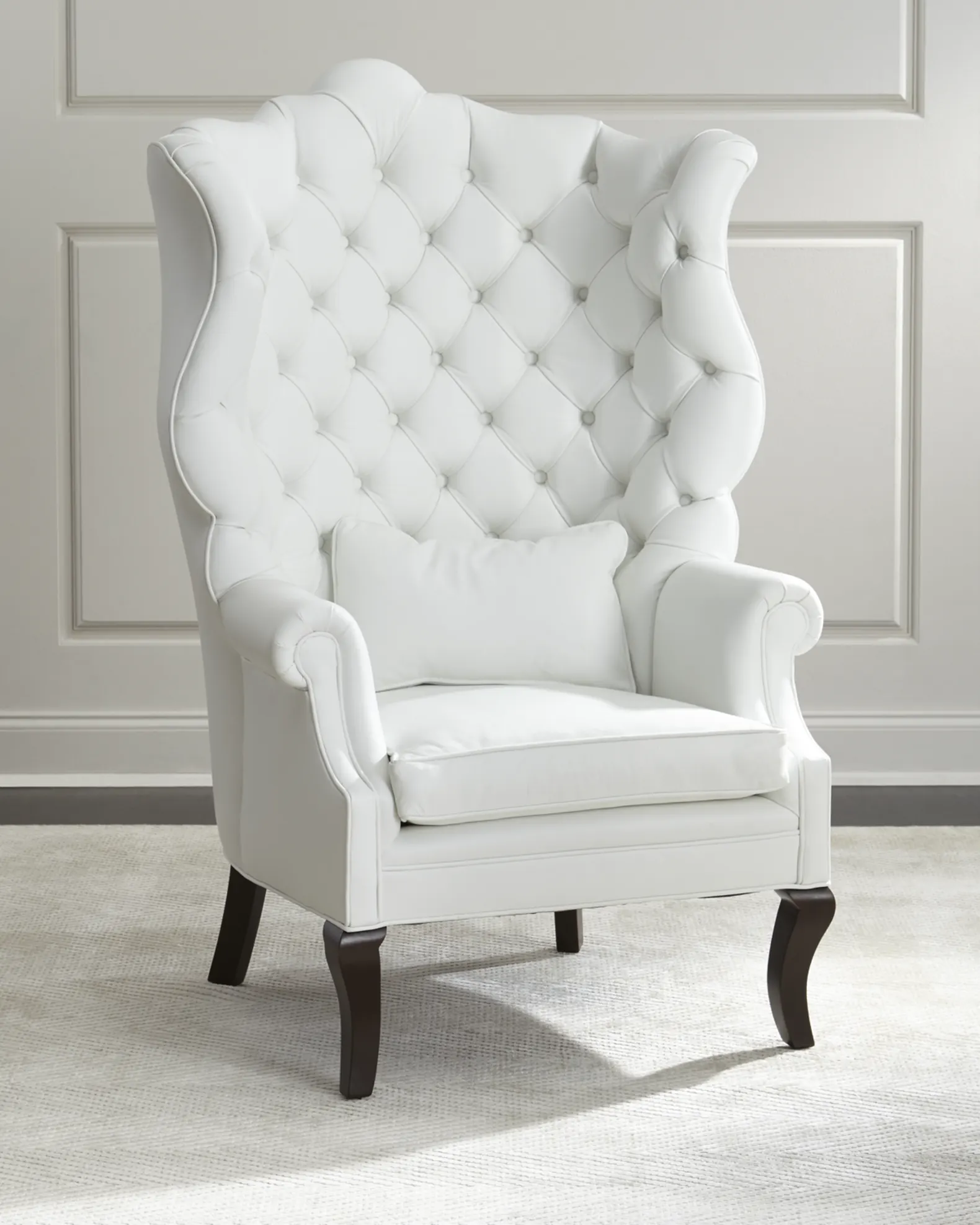IMG_5258 Sen Velvet Chair, Off-White - Image 1