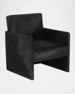 Anyar Black Velvet Chair - Image 2