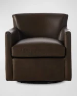 كرسي أورادور جلد بني دوار