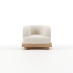 Toulouse Chanel Beige Chair - Image 2