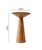 Modern Design Side Table In Brown - Image 2