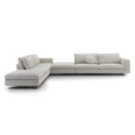 كنب حرف L رومينفيل كتان بيج
