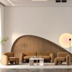 Castle Chanel Brown Sofa Set