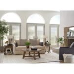 طاولة قهوة خشب دائرية فايسمان بلمسة تقليدية أنيقة