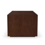 طاولة قهوة بسطح خشبي مع تصميم عصري فاخر