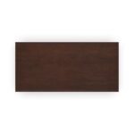 طاولة قهوة بسطح خشبي مع تصميم عصري فاخر