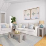 طاولة قهوة مستطيلة كاندون تصميم أنيق للمساحات الصغيرة