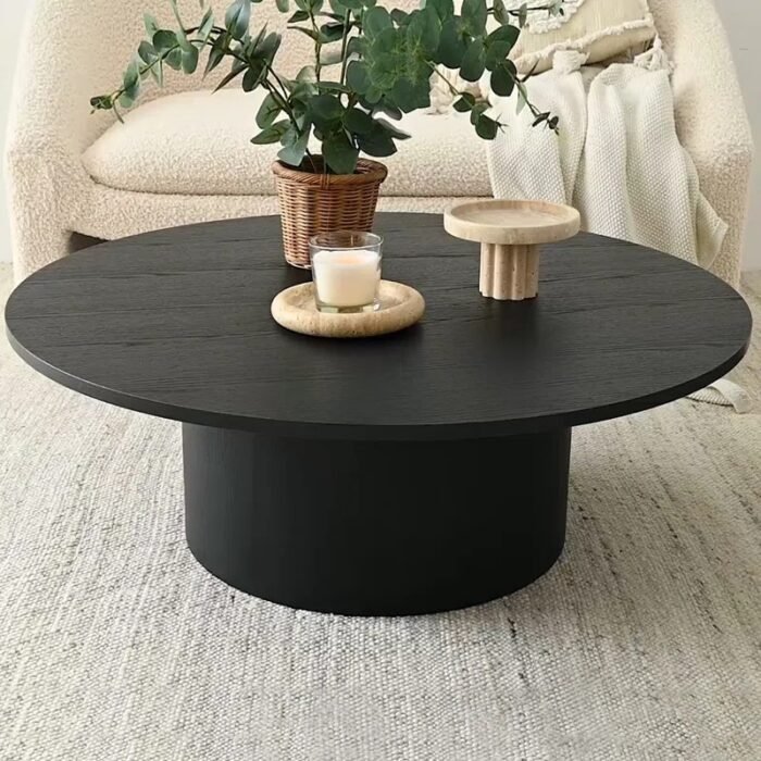 طاولة قهوة دائرية جيان بتصميم كلاسيكي عصري