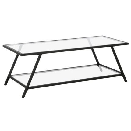 طاولة قهوة بسطح زجاجي ومعدني أناقة عصرية بتفاصيل فاخرة