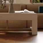 طاولة قهوة مربعة بتصميم أخدود أناقة عصرية ووظائف عملية