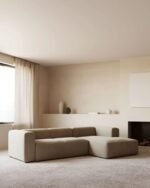 L-Shaped Dream Velvet Sofa