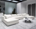 U-Shaped Sofa, Nature Linen - Image 2