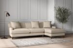 L-Shaped Sofa, Velvet