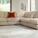 L-Shaped Oxford Linen Sofa