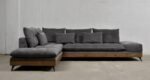 L-Shaped Sofa, Sapphire - Image 2