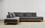 L-Shaped Sofa, Sapphire