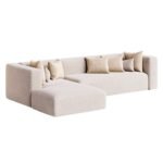 كنب حرف L ميراج