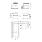 Sera Corner Sofa - Image 5