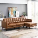 Celine L-Shaped Leather Sofa
