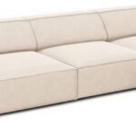 كنب حرف L بليز كتان