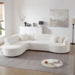 L-Shaped Chevron Sofa - Image 3