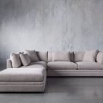 L-Shaped Starlat Linen Sofa