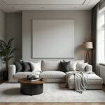 L-Shaped Sofa, Linen Passion