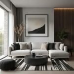 L-Shaped Sofa, Taysir Linen