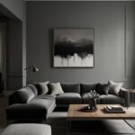 L-Shaped Sofa, Velvet Cami
