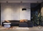 L-Shaped Sofa, Ultra Linen - Image 3
