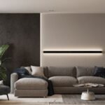 L-Shaped Sofa, Linen Crush